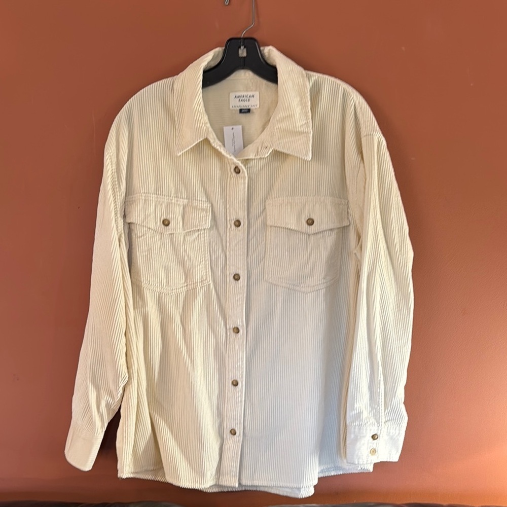 NWT American Engle Oversized Corduroy shirt/jacket size M